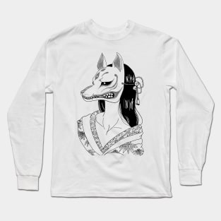 Japanese spirit Kitsune Long Sleeve T-Shirt